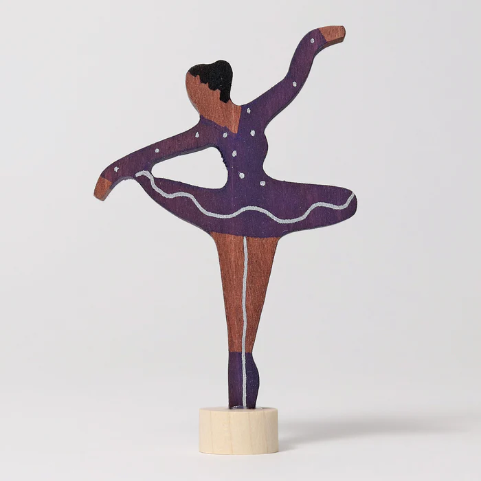 Imagen de Figura decorativa Bailarina lila para círculo de celebraciones