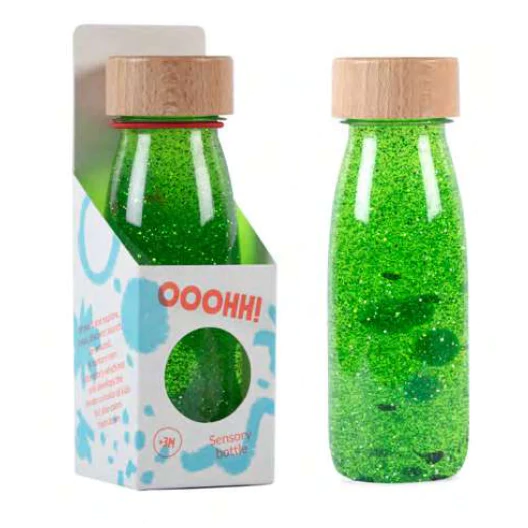 Imagen de Botella sensorial flotante Petit Boum Verde