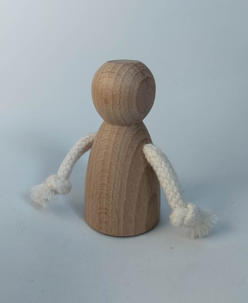 Imagen de Personaje de madera con cuerda