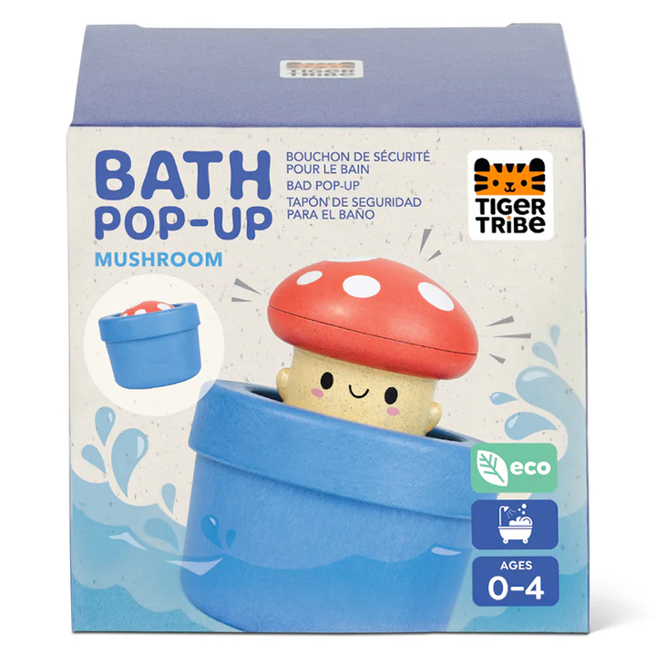 Imagen de Tiger Tribe Juego de agua Bath Pop Up Mushroom