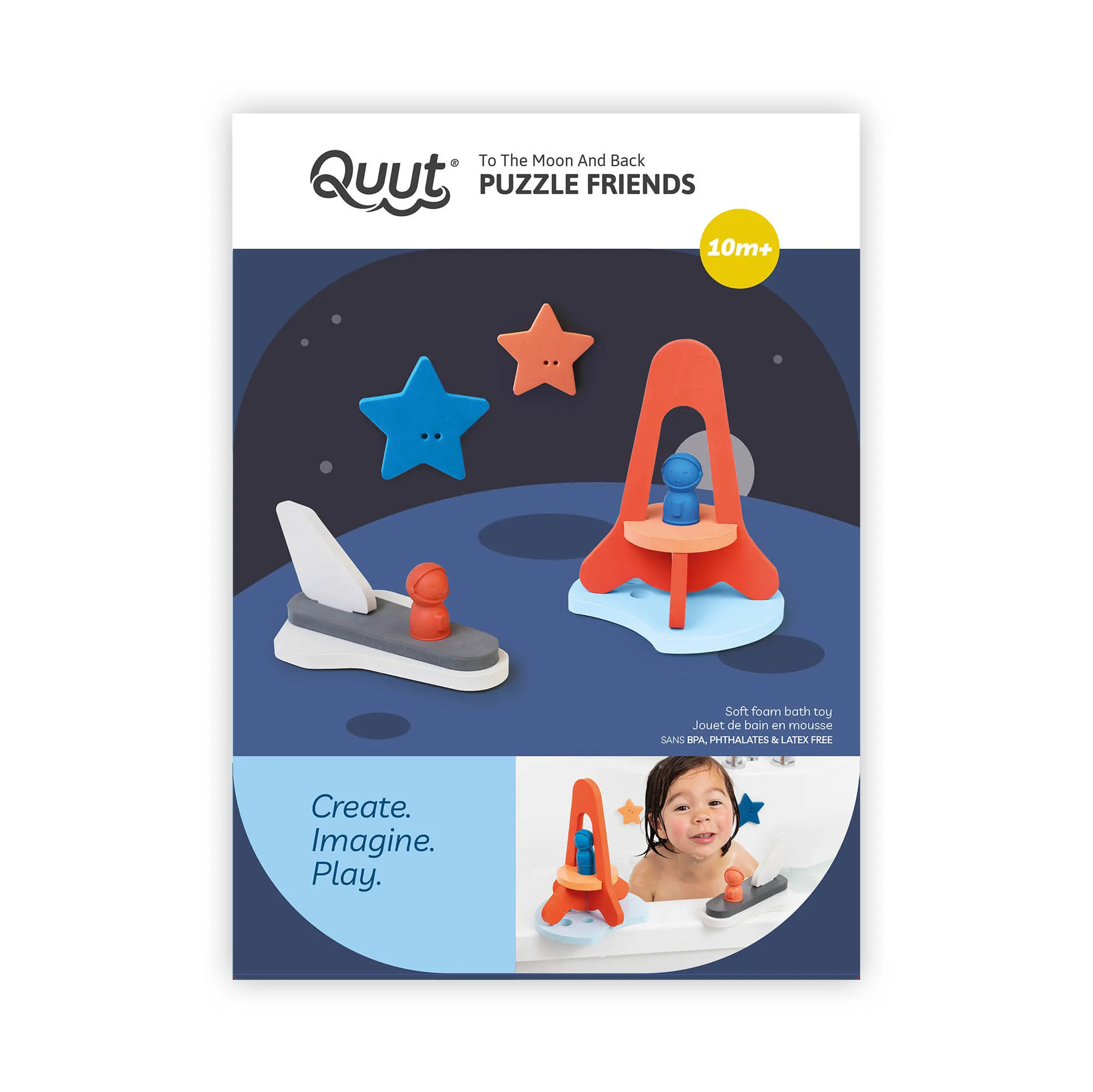 Imagen de Puzzle baño Quut - To The Moon And Back
