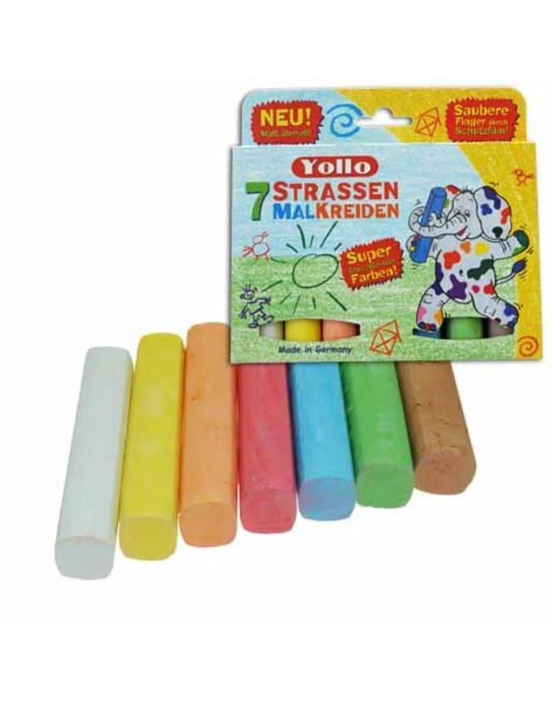 Imagen de Tizas ecológicas sin polvo en siete colores