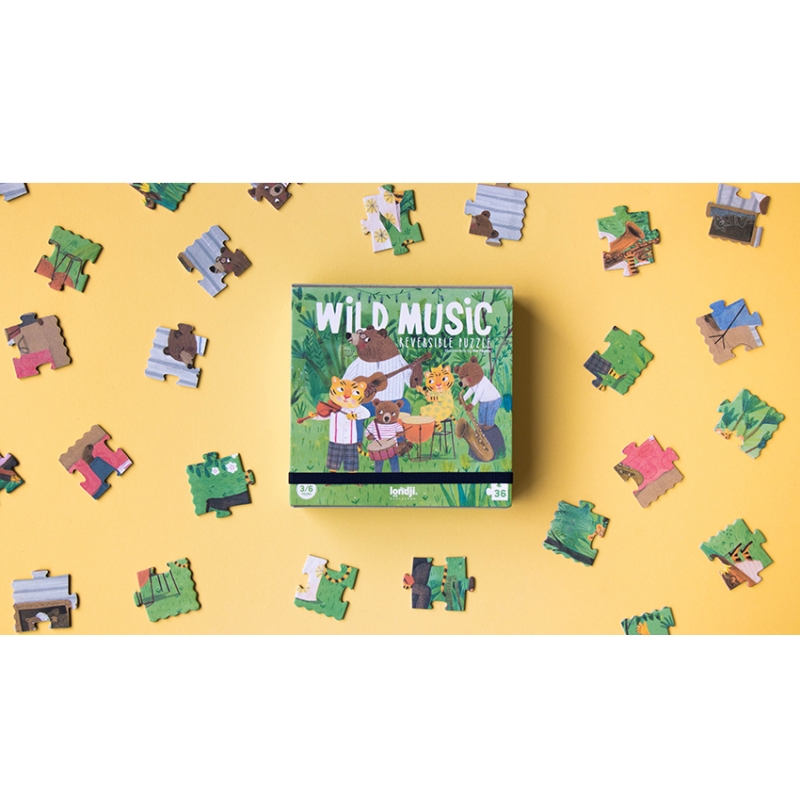 Imagen de Puzzle " Wild music"