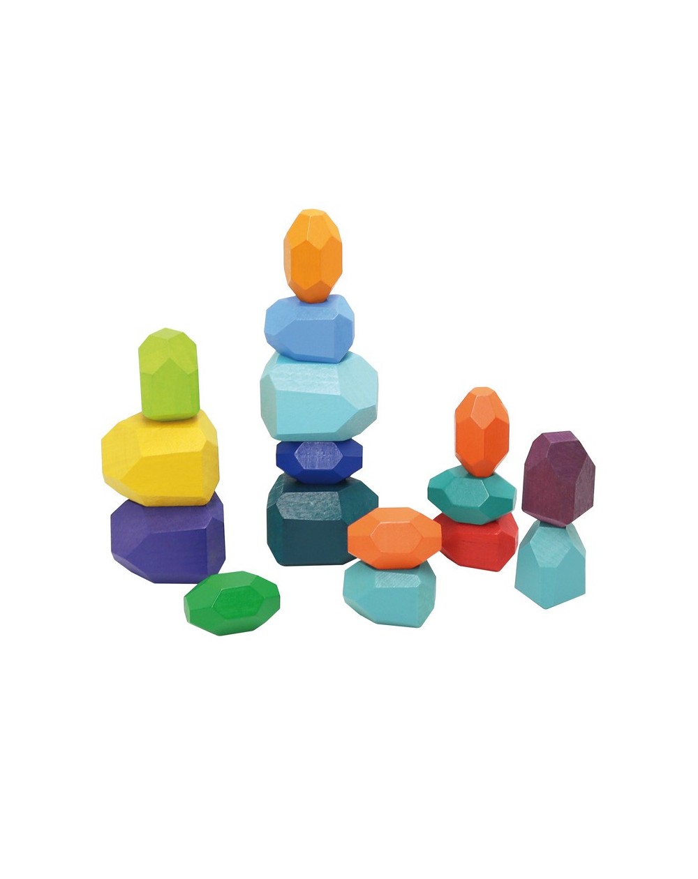 Imagen de Piedras de equilibrio de colores (16 piezas)